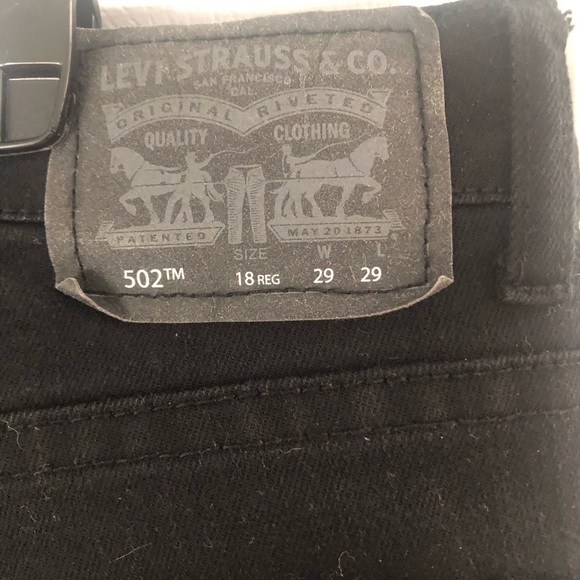 Black Levi’s 502 Regular taper Size 29/29 - Picture 8 of 11